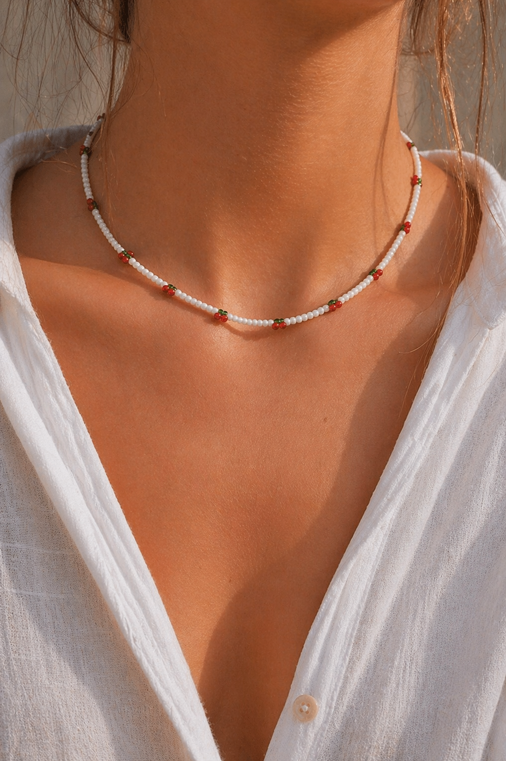Summer Cherry Necklace