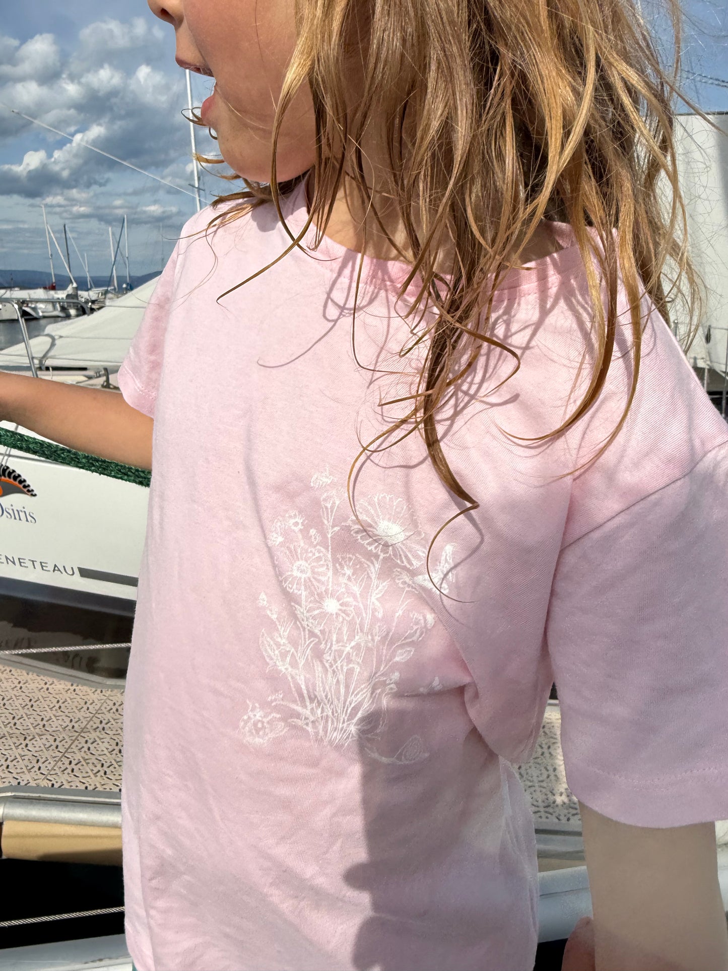 Kids Little Soft Garden Tee Rosa
