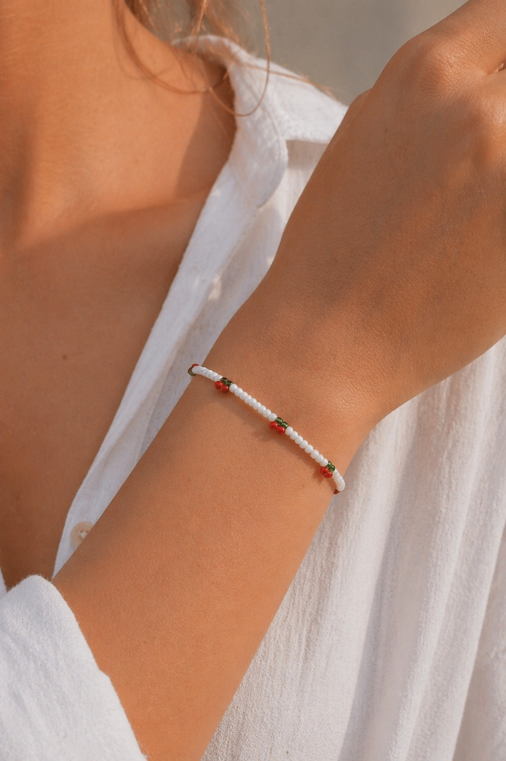 Summer Cherry Bracelet